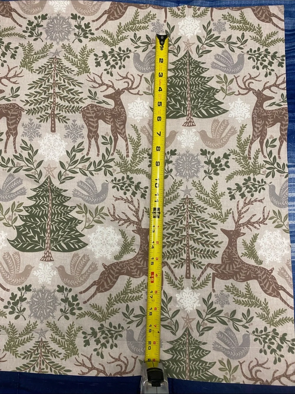 Pottery Barn pillow shams (2) standard size Christmas pattern